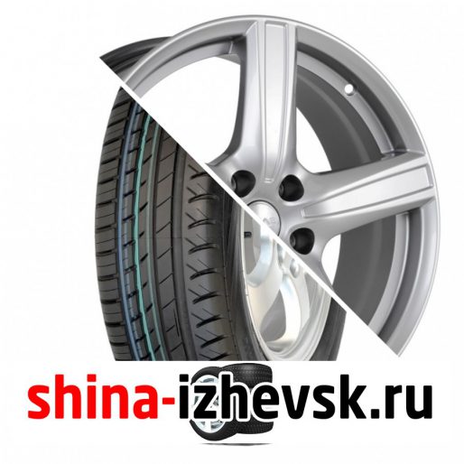 Колесо в сборе Viatti Strada (V-130) 205/55 R16 V 91 + СКАД Адмирал 6.5xR16 5×114.3 ET50 DIA67.1 Серебристый в Ижевске
